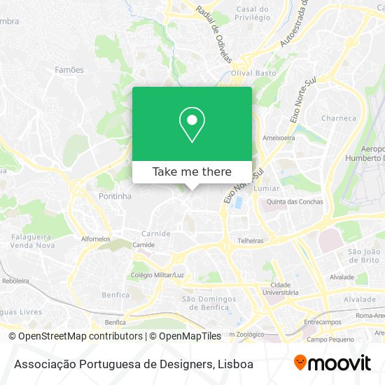 Associação Portuguesa de Designers map