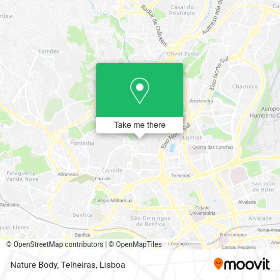 Nature Body, Telheiras map