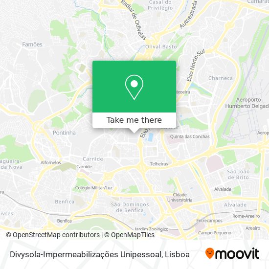 Divysola-Impermeabilizações Unipessoal mapa