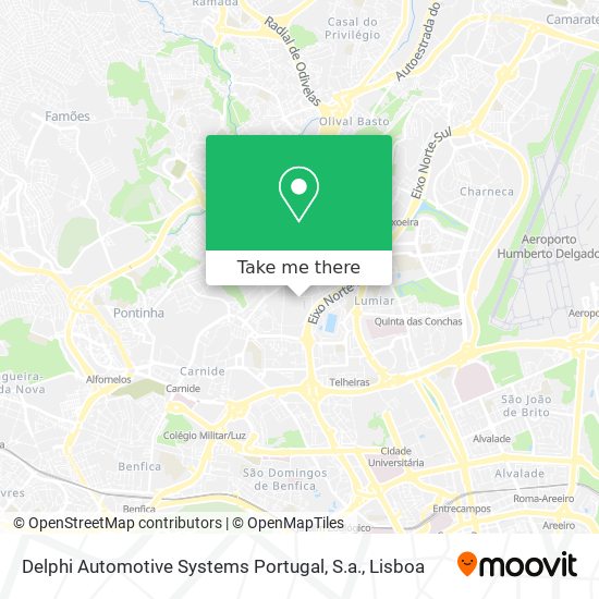 Delphi Automotive Systems Portugal, S.a. map