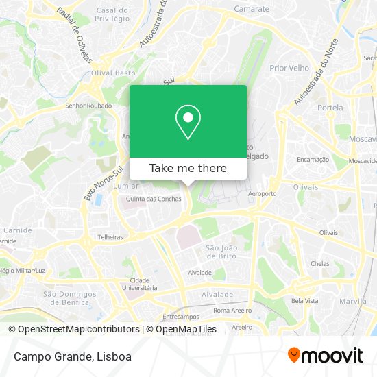 Campo Grande mapa