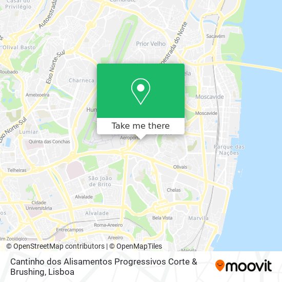Cantinho dos Alisamentos Progressivos Corte & Brushing map