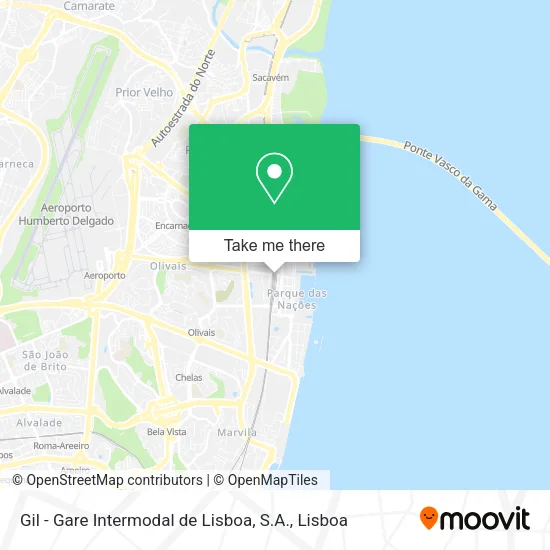 Gil - Gare Intermodal de Lisboa, S.A. map