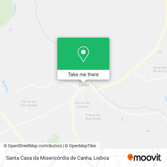 Santa Casa da Misericórdia de Canha map