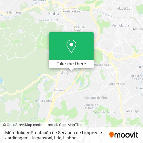 Métodolider-Prestação de Serviços de Limpeza e Jardinagem, Unipessoal, Lda map