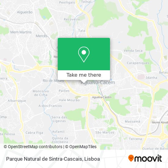 Parque Natural de Sintra-Cascais map