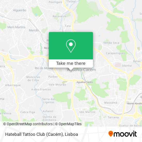 Hateball Tattoo Club (Cacém) map