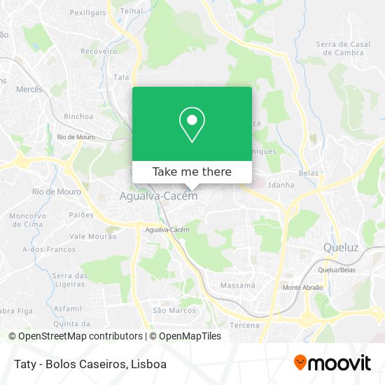 Taty - Bolos Caseiros mapa