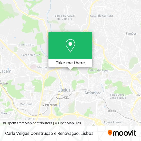 Carla Veigas Construção e Renovação mapa