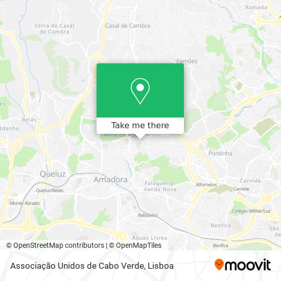 Associação Unidos de Cabo Verde map