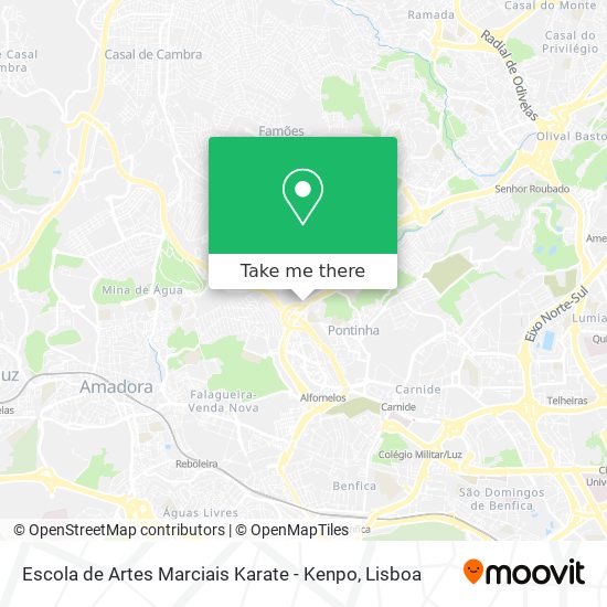 Escola de Artes Marciais Karate - Kenpo map