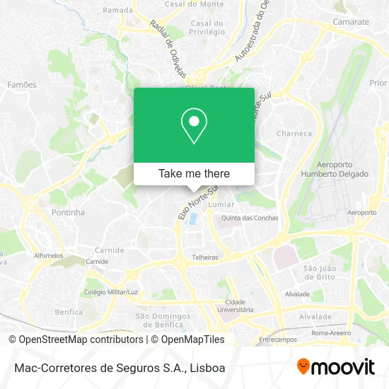 Mac-Corretores de Seguros S.A. map