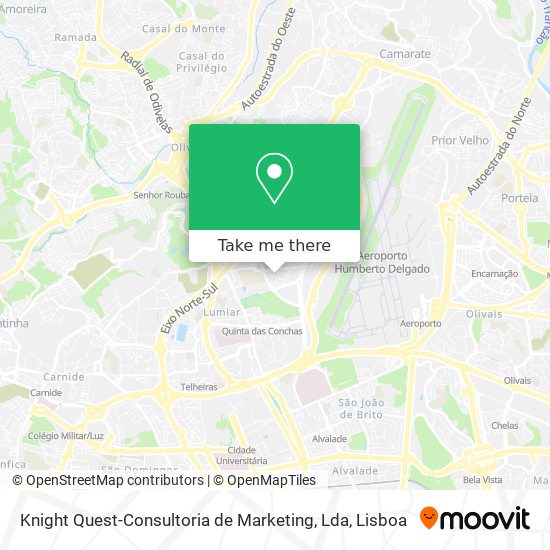 Knight Quest-Consultoria de Marketing, Lda mapa