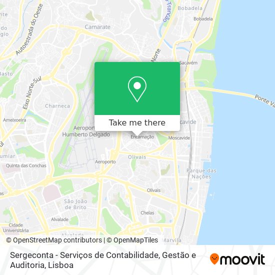Sergeconta - Serviços de Contabilidade, Gestão e Auditoria mapa