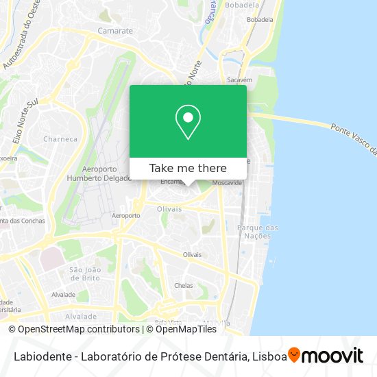 Labiodente - Laboratório de Prótese Dentária map