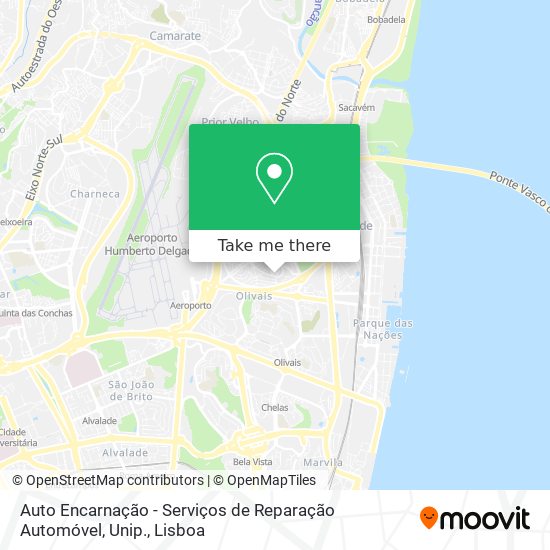 Auto Encarnação - Serviços de Reparação Automóvel, Unip. map