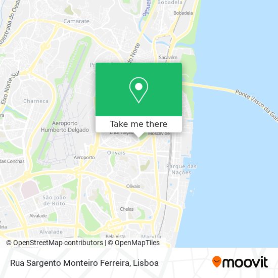 Rua Sargento Monteiro Ferreira mapa