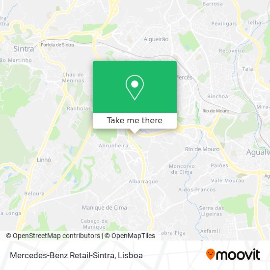 Mercedes-Benz Retail-Sintra map