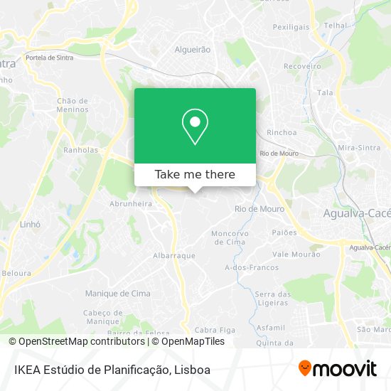 IKEA Estúdio de Planificação map