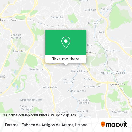 Farame - Fábrica de Artigos de Arame mapa