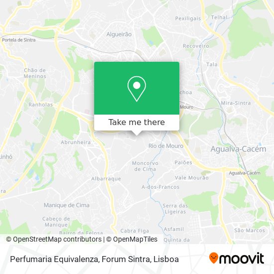 Perfumaria Equivalenza, Forum Sintra map