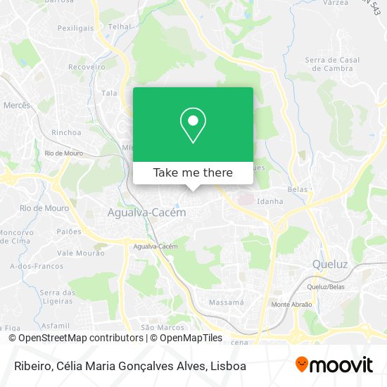 Ribeiro, Célia Maria Gonçalves Alves mapa