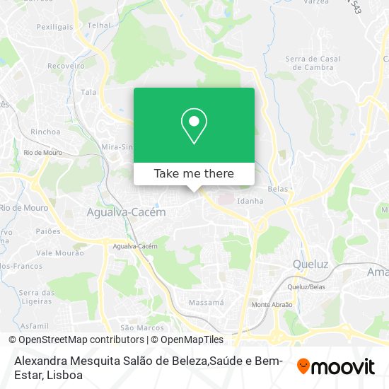 Alexandra Mesquita Salão de Beleza,Saúde e Bem- Estar map