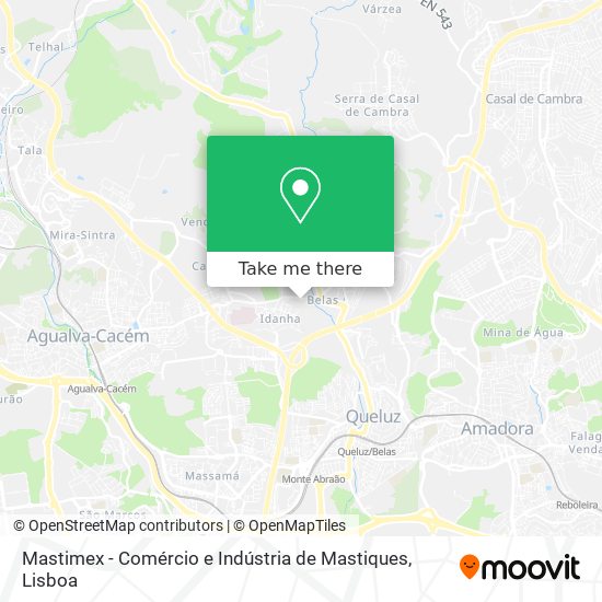 Mastimex - Comércio e Indústria de Mastiques mapa