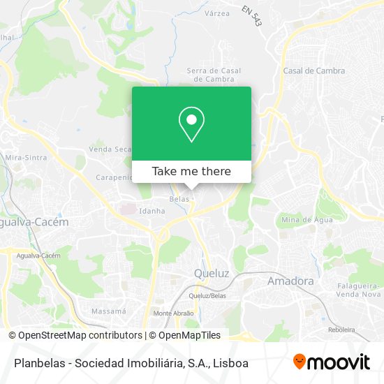 Planbelas - Sociedad Imobiliária, S.A. map