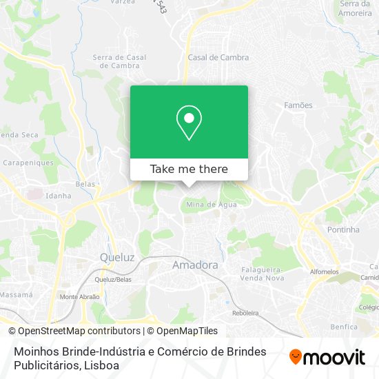 Moinhos Brinde-Indústria e Comércio de Brindes Publicitários map