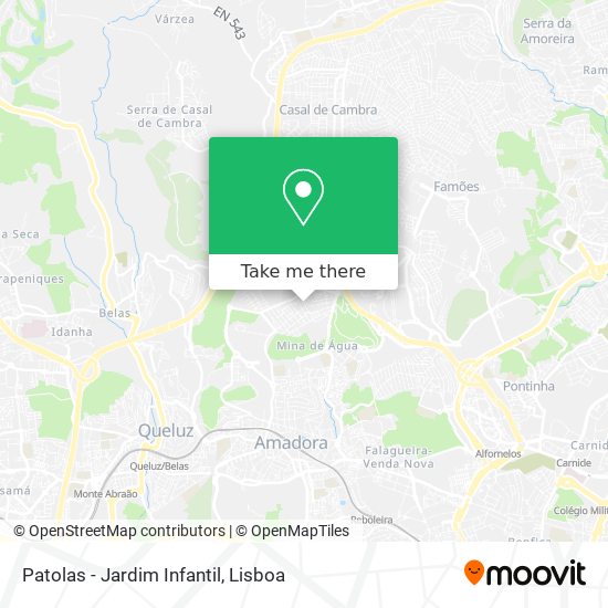 Patolas - Jardim Infantil mapa