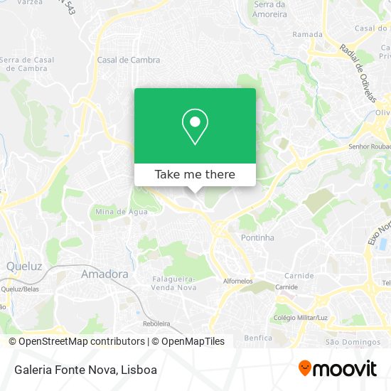 Galeria Fonte Nova mapa