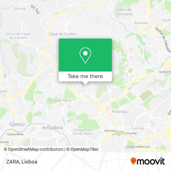 ZARA map