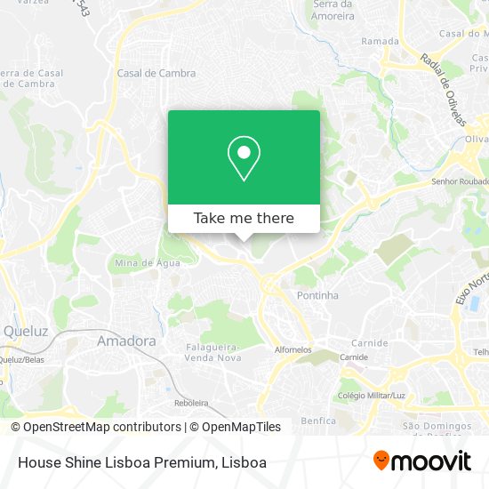 House Shine Lisboa Premium map