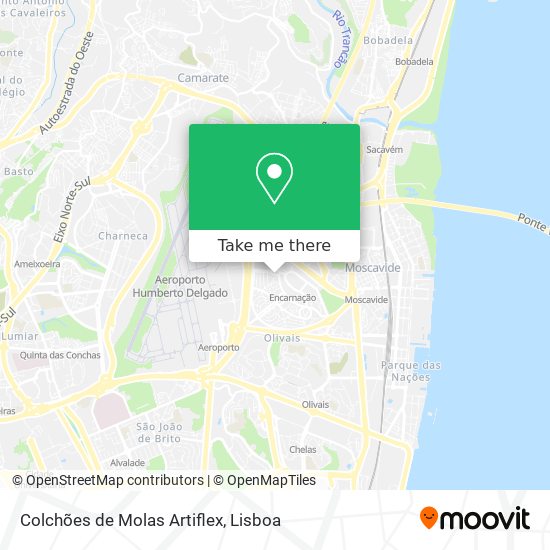 Colchões de Molas Artiflex map