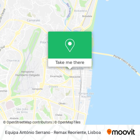 Equipa António Serrano - Remax Reoriente map