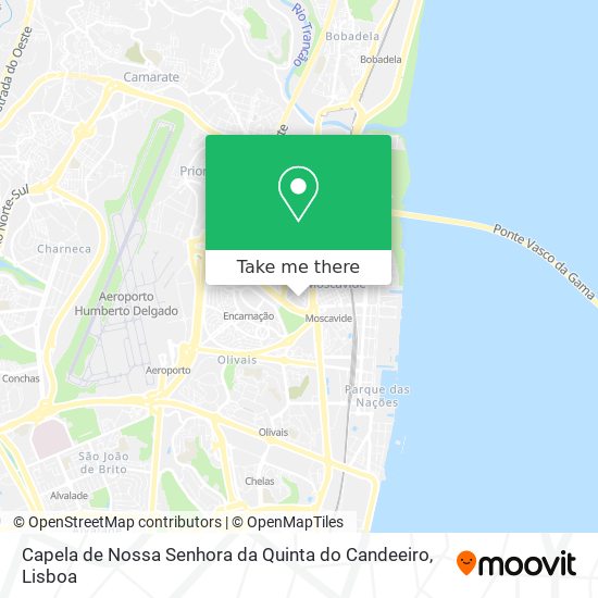 Capela de Nossa Senhora da Quinta do Candeeiro map