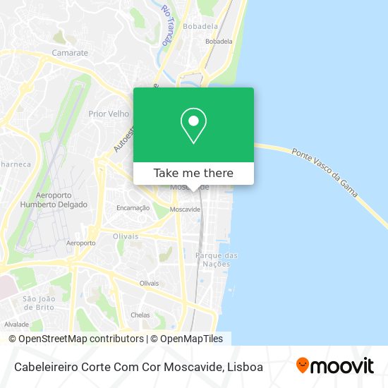 Cabeleireiro Corte Com Cor Moscavide mapa