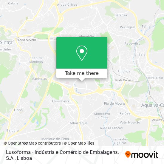 Lusoforma - Indústria e Comércio de Embalagens, S.A. map