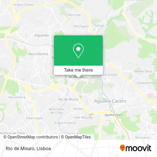 Rio de Mouro map
