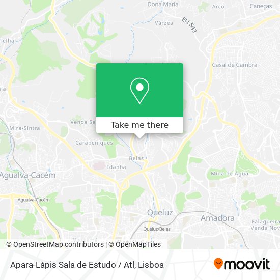 Apara-Lápis Sala de Estudo / Atl map