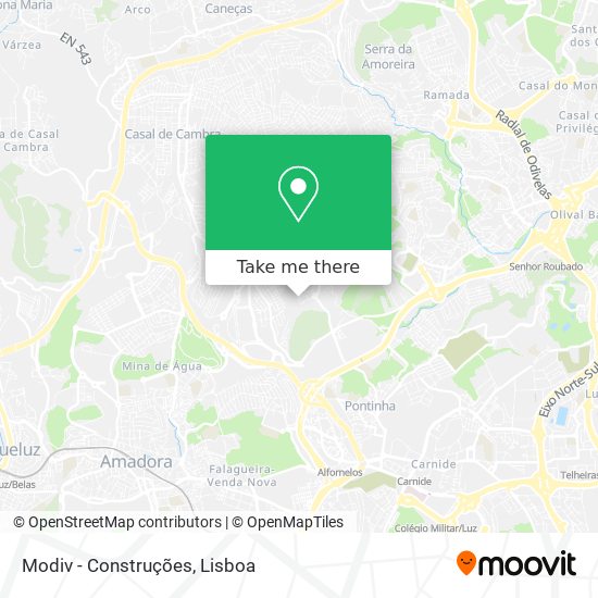 Modiv - Construções mapa