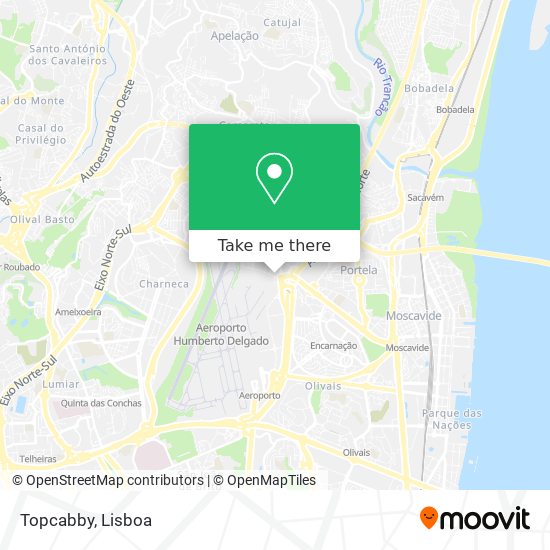 Topcabby map