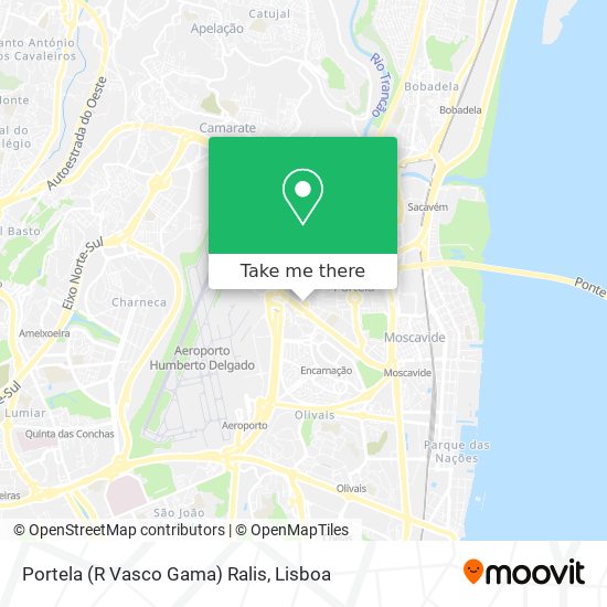 Portela (R Vasco Gama) Ralis mapa