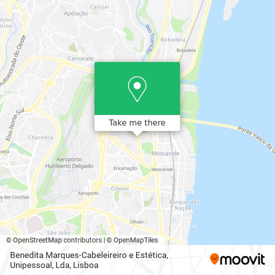 Benedita Marques-Cabeleireiro e Estética, Unipessoal, Lda map