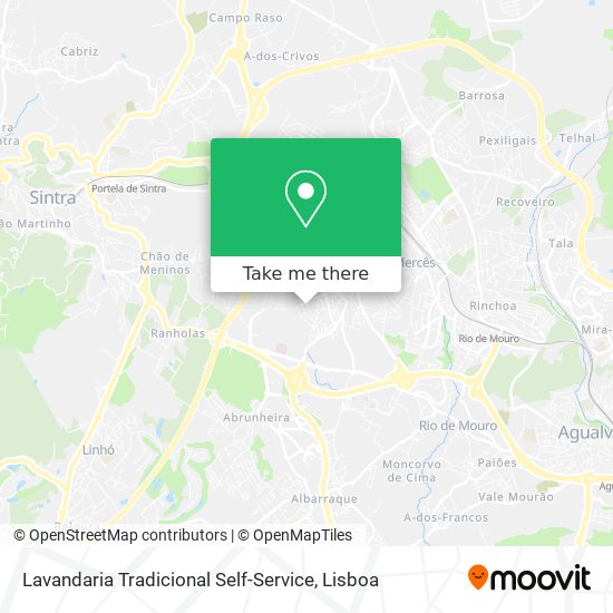 Lavandaria Tradicional Self-Service map