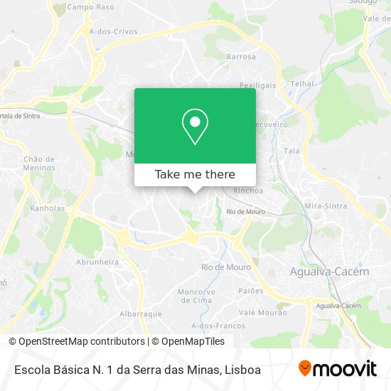 Escola Básica N. 1 da Serra das Minas map