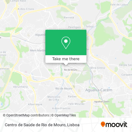 Centro de Saúde de Rio de Mouro map