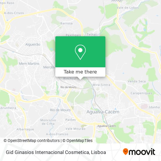 Gid Ginasios Internacional Cosmetica mapa