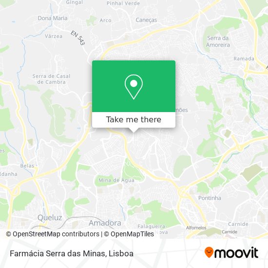 Farmácia Serra das Minas map
